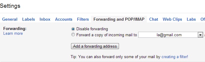 forward emails to another gmail account1