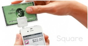 Square mobile app for mobile payment